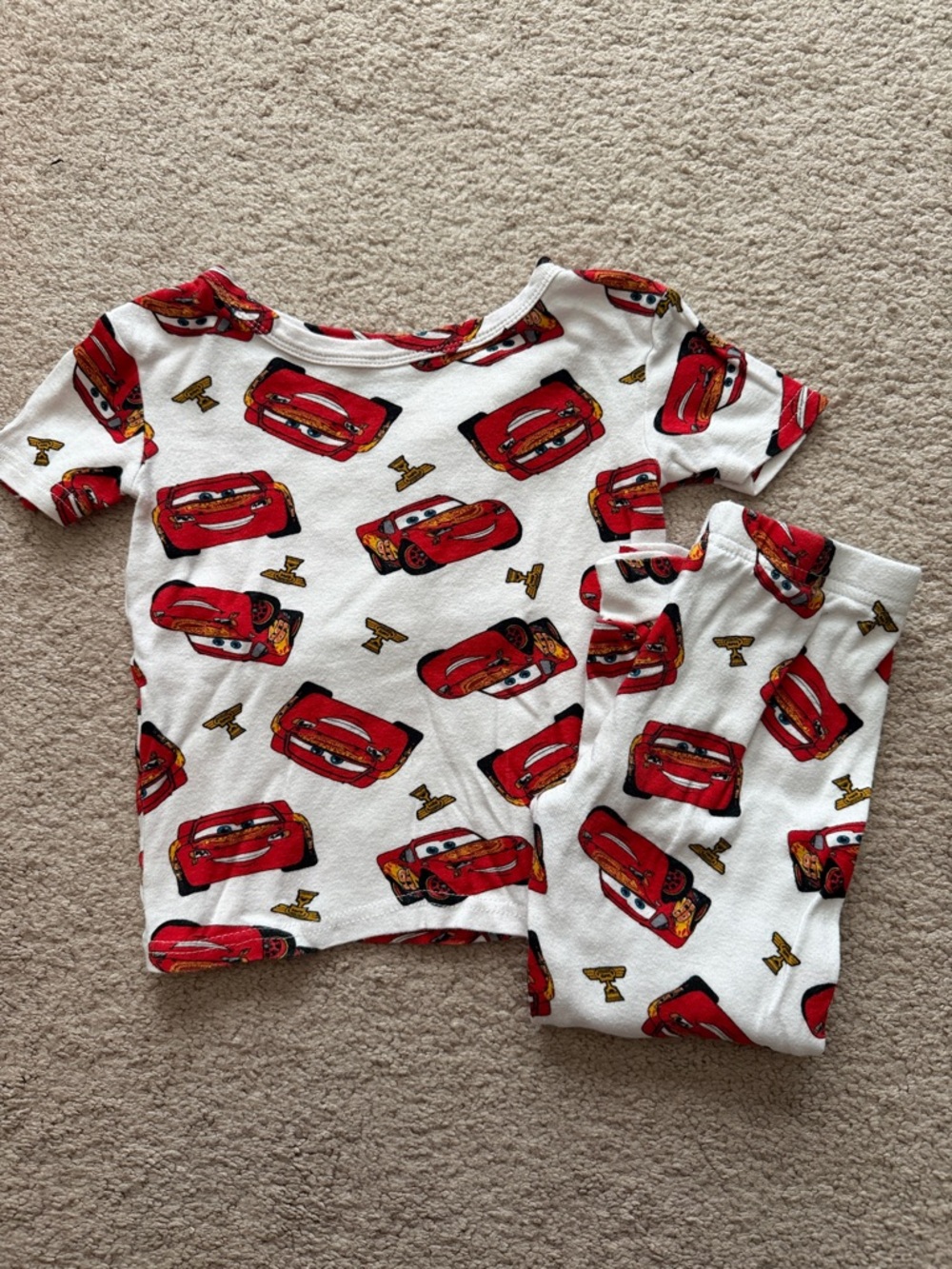 Disney Pixar Cars Kids Pajama Set